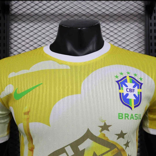 Brasilien Trikot Konzept 2025 Gelb