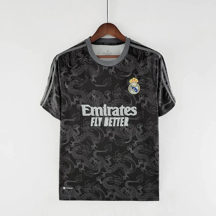 Real Madrid Trikot Saison 2023-2024 Sonderedition schwarzer Drache