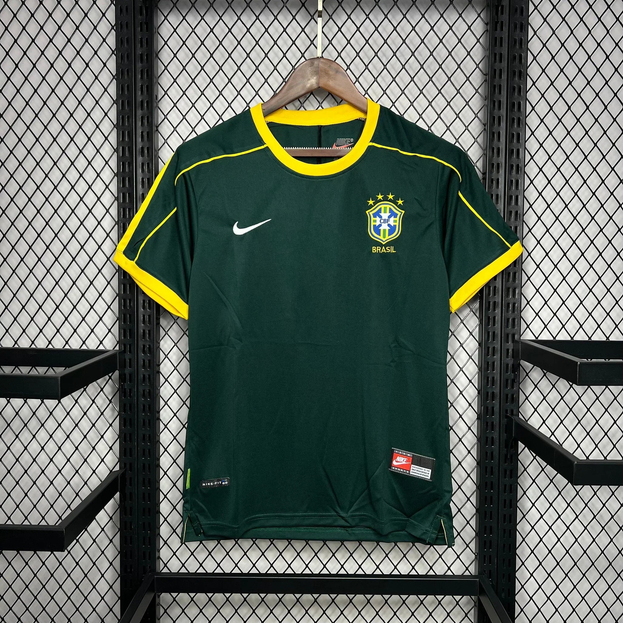 Brazil Retro 1998 Football Shirt