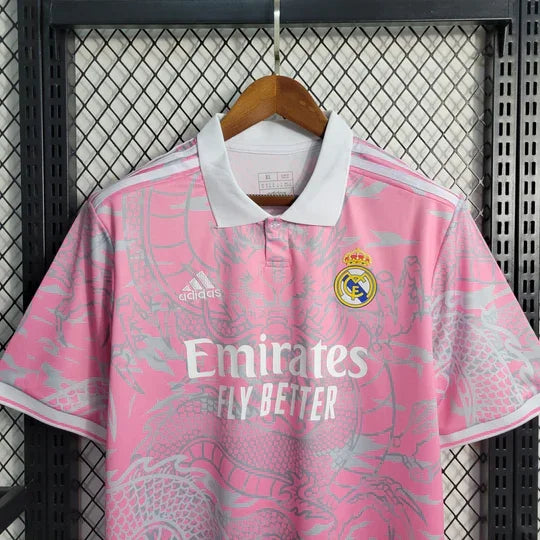Real Madrid 2023-2024 special edition pink Dragon jersey