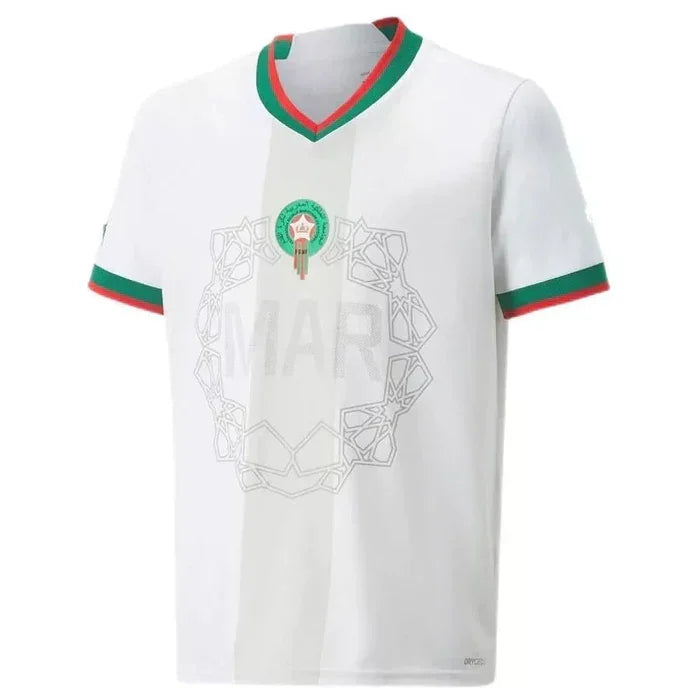 Morocco 2022 World Cup Away Kit White