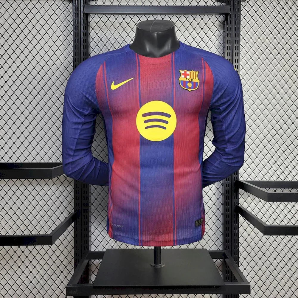Barcelona long-sleeve jersey 2025-26