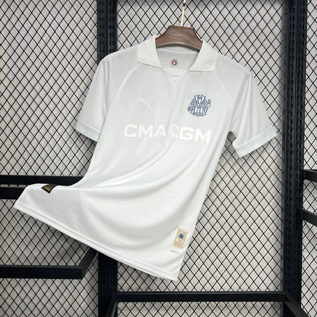 Olympique Marseille Fußballtrikot 125 Jahre 2024 2025 OM weiß