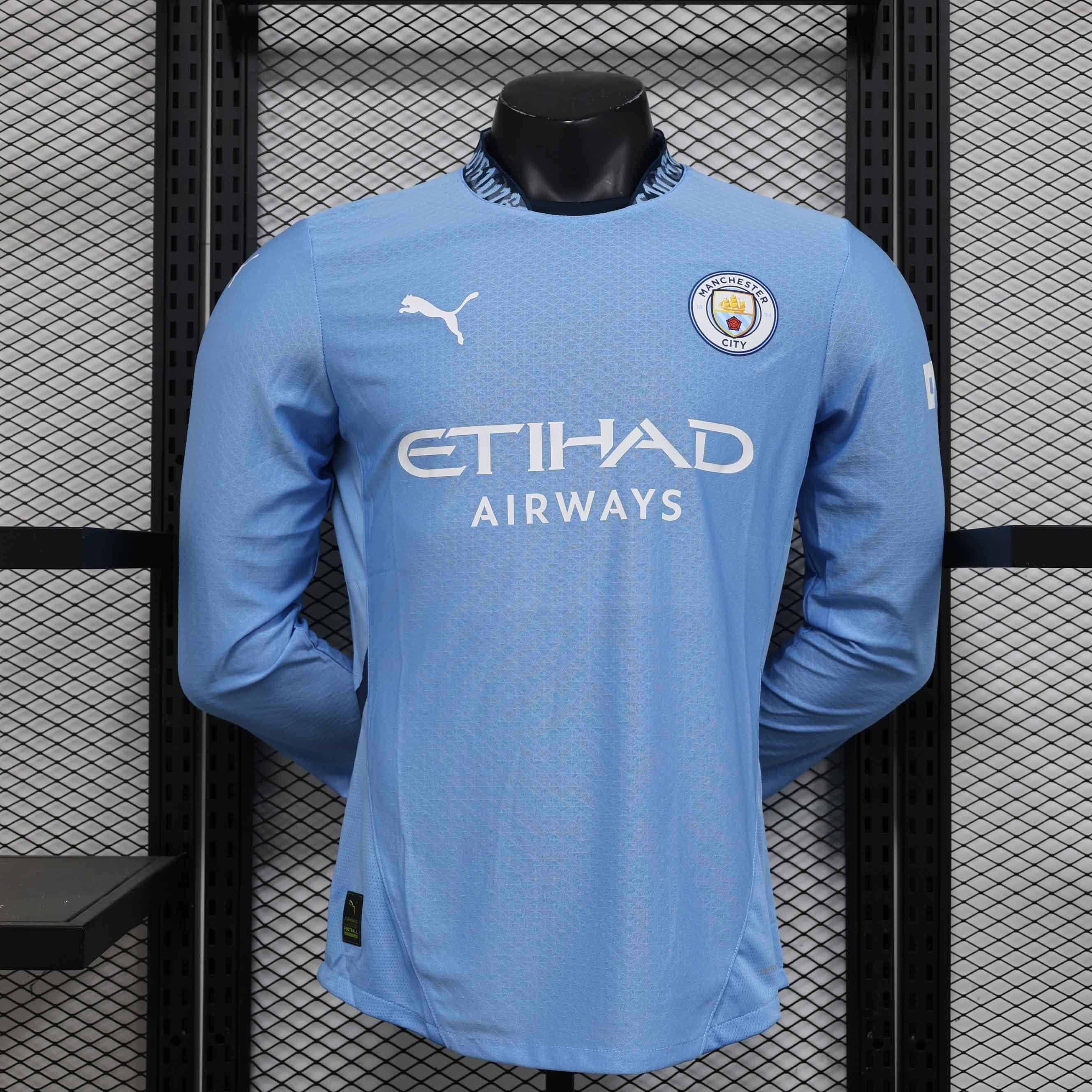 Manchester City Long Sleeve Jersey 2024-25