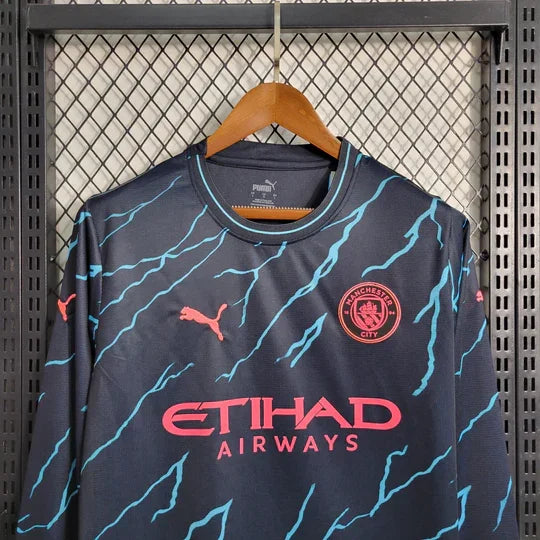 Manchester City Away Jersey 2023 2024 Long Sleeve
