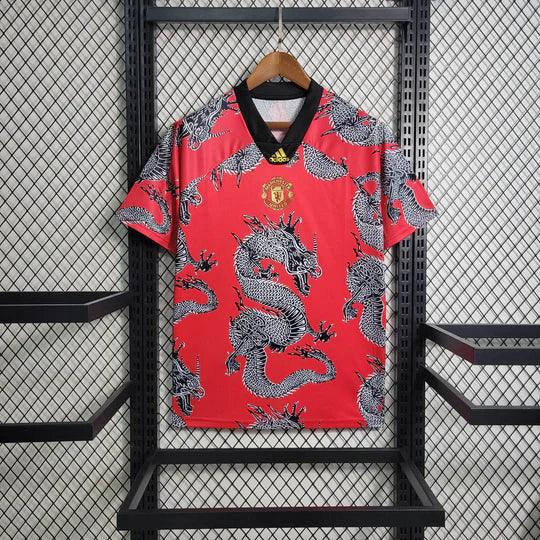 Manchester United Retro 2019 2020 Japan Dragon Football Jersey