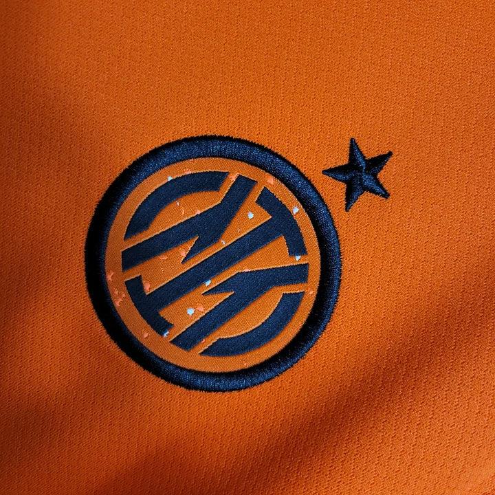 Inter Milan Football Third Orange Jersey 2023 2024