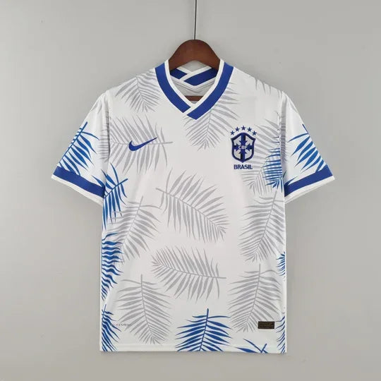 Brasilien-Trikot Saison 2022 Sonderedition weiß und blau