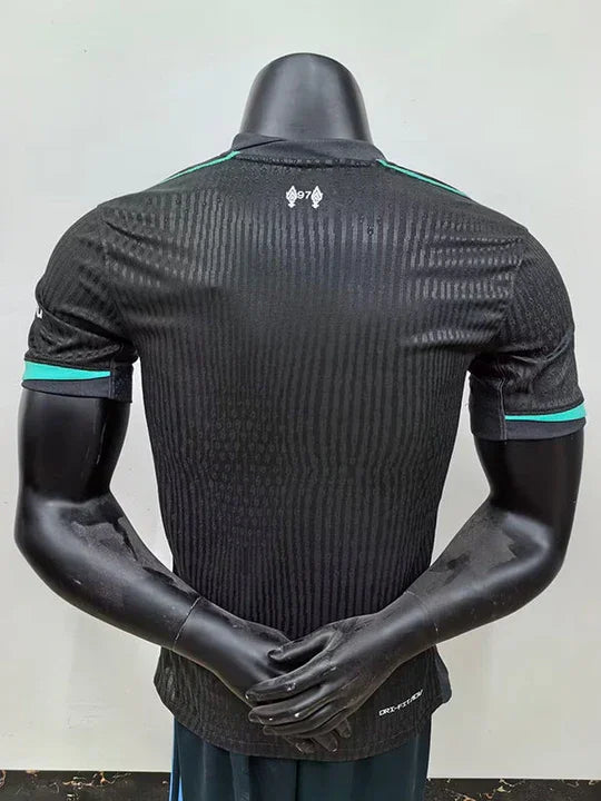 Liverpool Trikot Saison 2023-2024 Auswärts, Player-Version, komplett schwarz