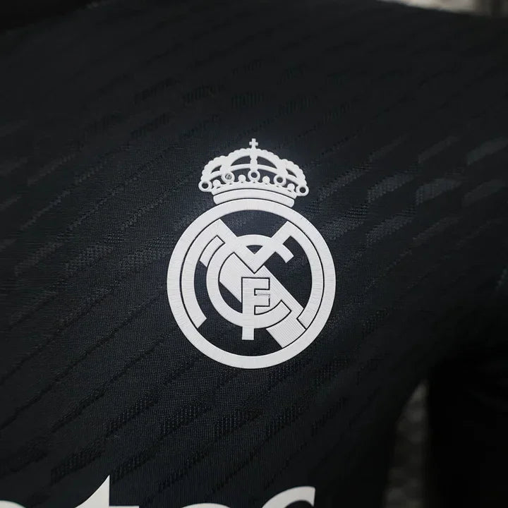 Real Madrid Y3 Black Football Jersey 2024 2025