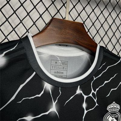 Real Madrid Black & Grey Panther Jersey 2024/25