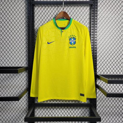 Brasilien Heimtrikot 2022/23 WM Langarm