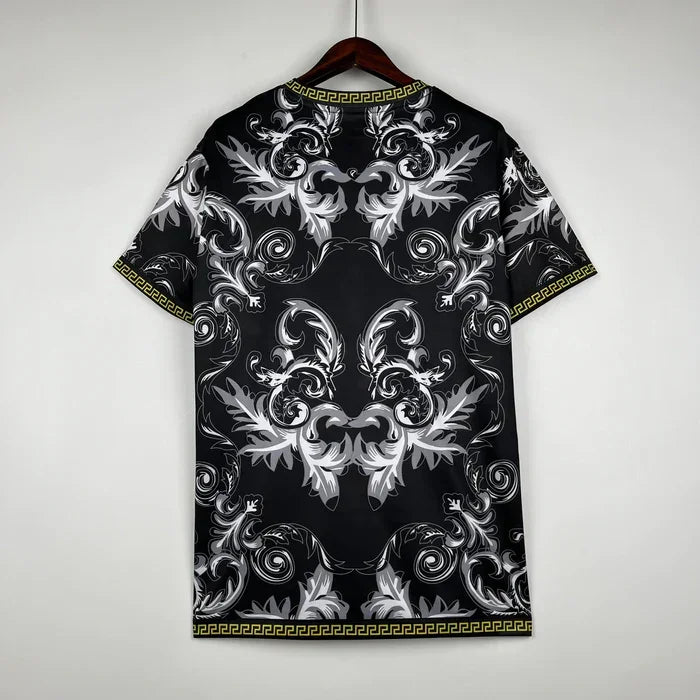 Italien Trikot Saison 2023-2024 Versace Kollaboration schwarz