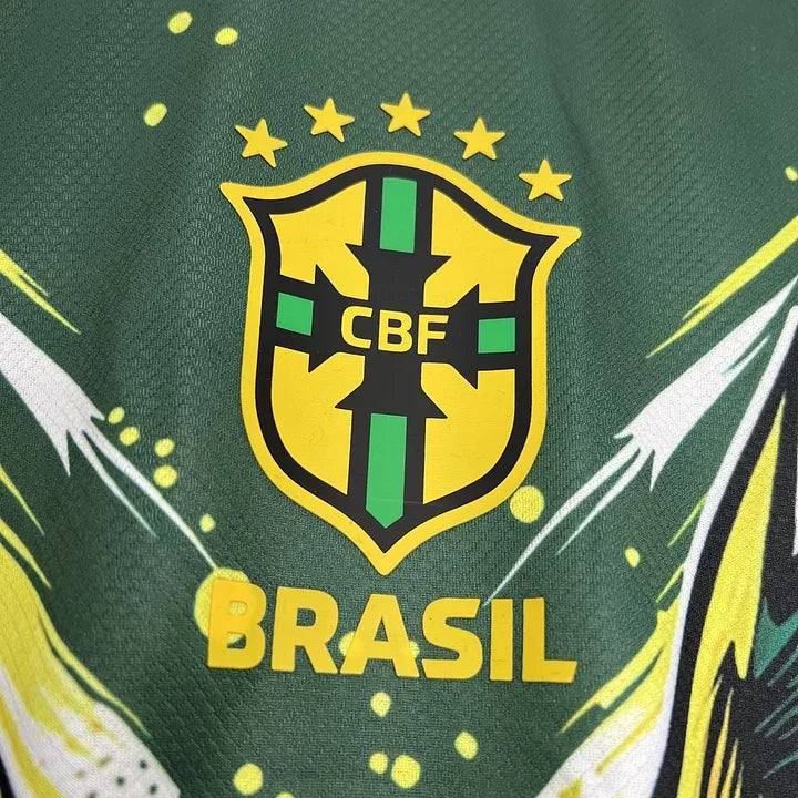 Trikot Brasilien Konzept Grün Gelb Adler 2024-25