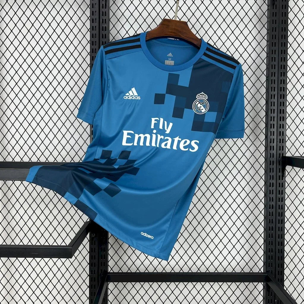 Real Madrid 2017 2018 retro football jersey