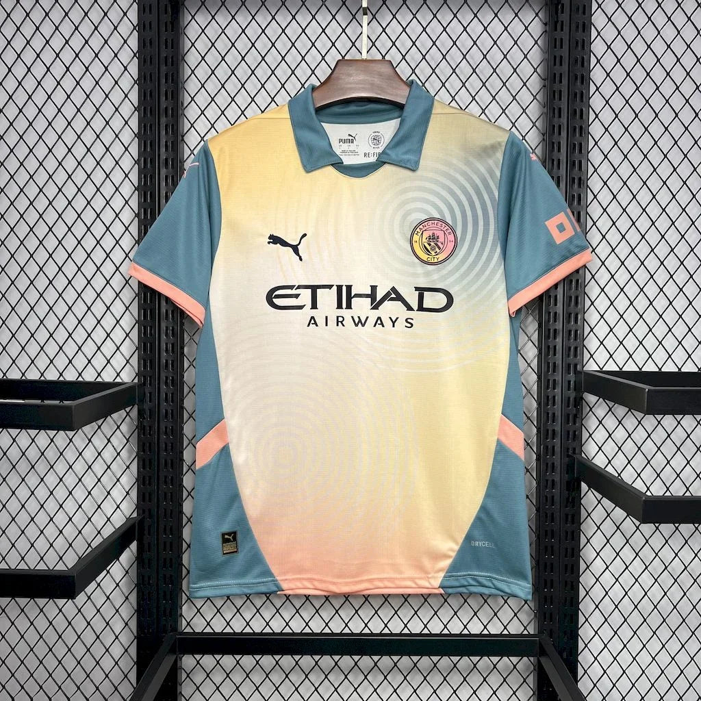 Manchester City Fußballtrikot 2024 2025 Fourth