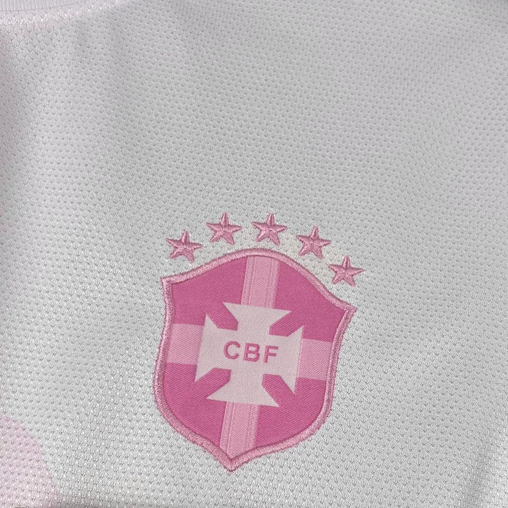 Brasilien Trikot Konzept Pink & Weiß 2025-26