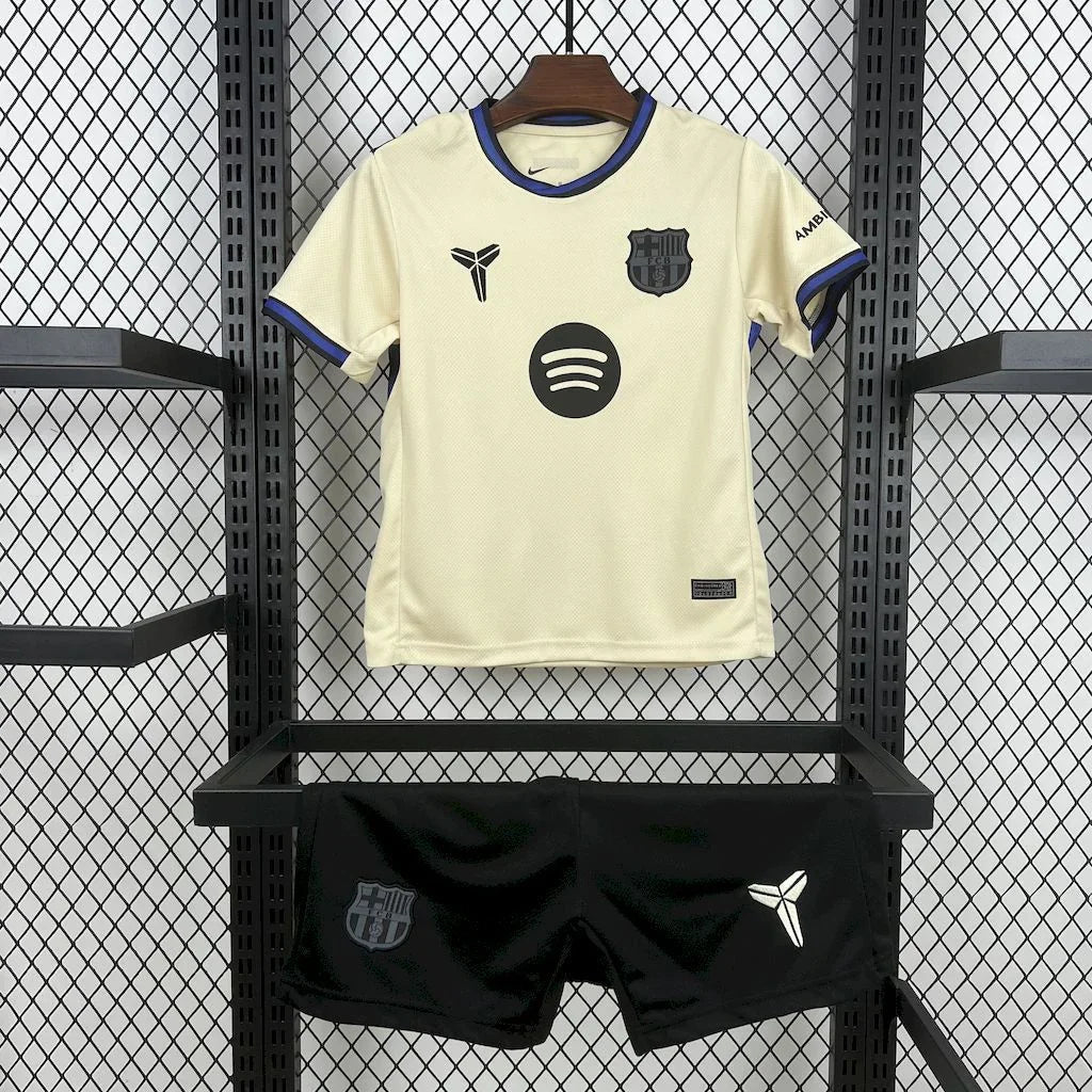 FC Barcelona Auswärts-Kit für Kinder 2025-26