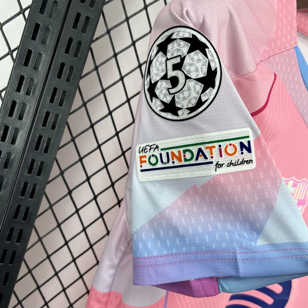 FC Barcelona Trikot Konzept Pink 2025-26