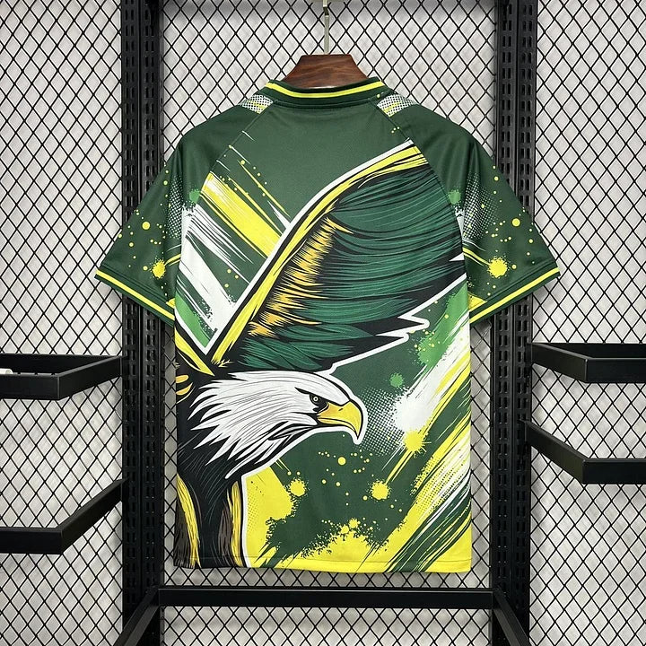 Trikot Brasilien Konzept Grün Gelb Adler 2024-25