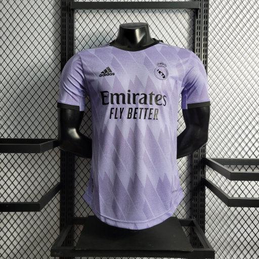 Real Madrid away purple jersey 2022-2023 season