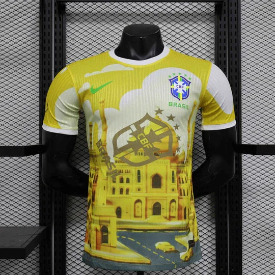 Brasilien Trikot Konzept 2025 Gelb