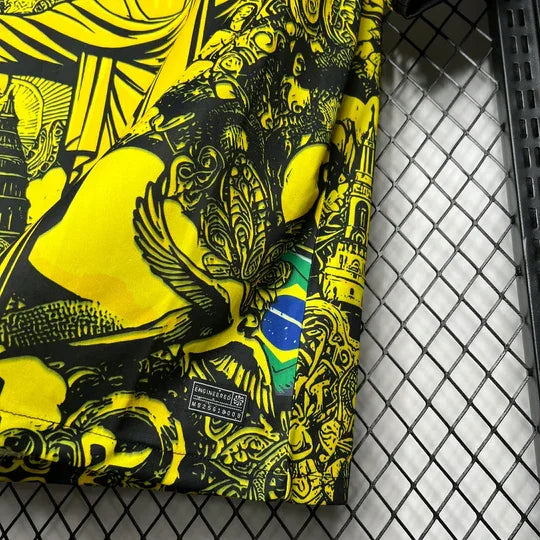 Brasilien Concept Trikot 2024 Gelb