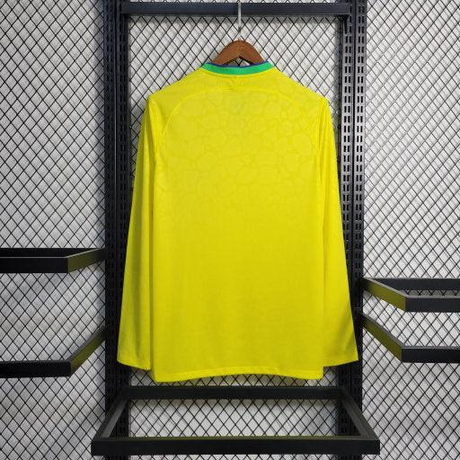 Brasilien Heimtrikot 2022/23 WM Langarm