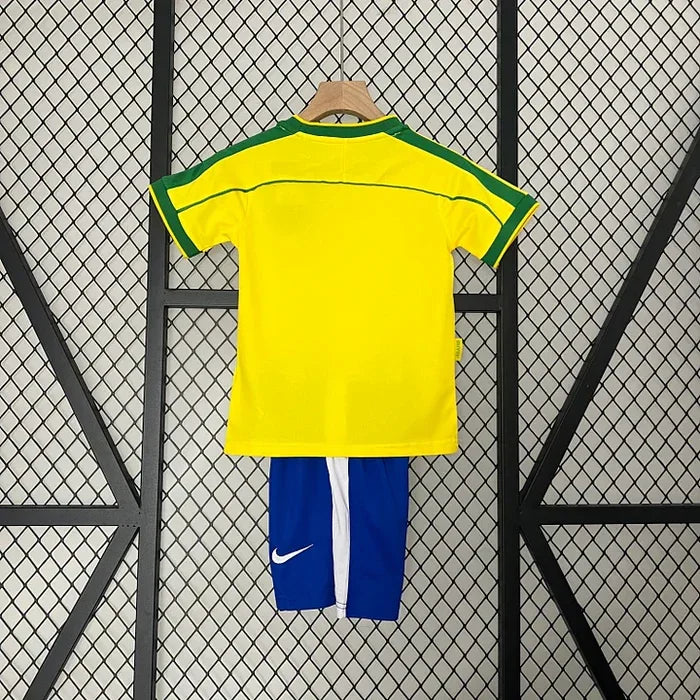 Brasilien Retro Kinder Trikot 1998