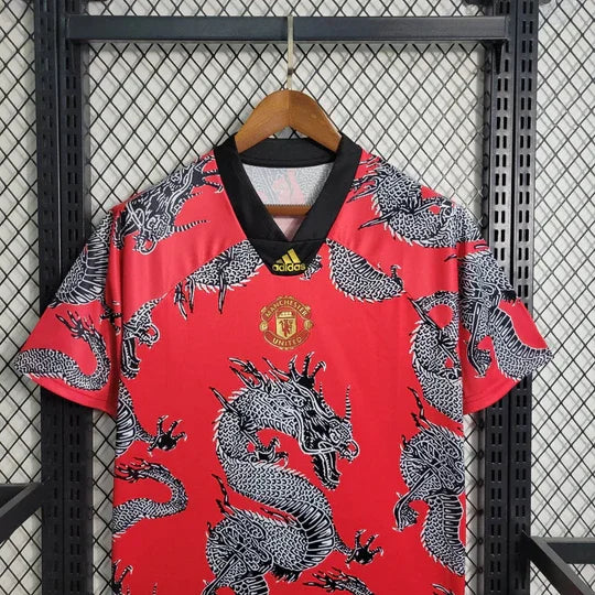 Fußballtrikot Manchester United Retro 2019 2020 Japan Drache