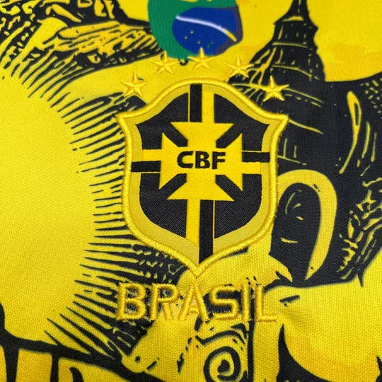 Brasilien Concept Trikot 2024 Gelb