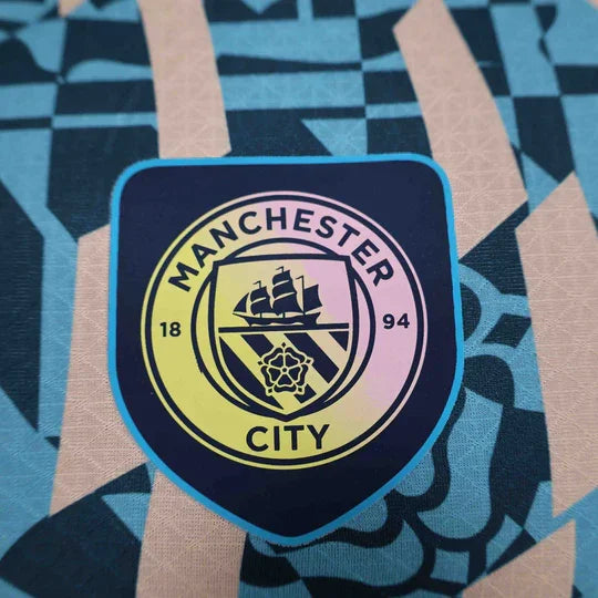 Manchester City Blue Retro Style Special Edition Shirt 24-25