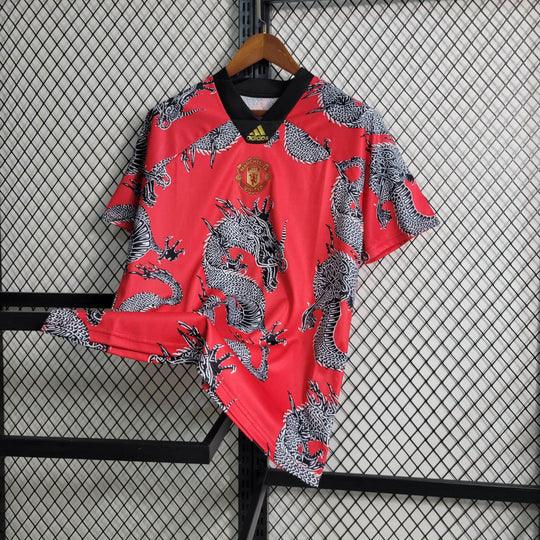 Manchester United Retro 2019 2020 Japan Dragon Football Jersey