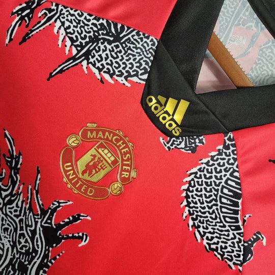 Manchester United Retro 2019 2020 Japan Dragon Football Jersey