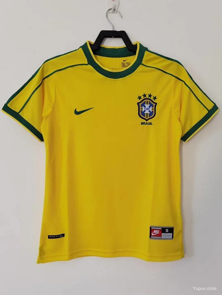 BRAZIL RETRO JERSEY 1998