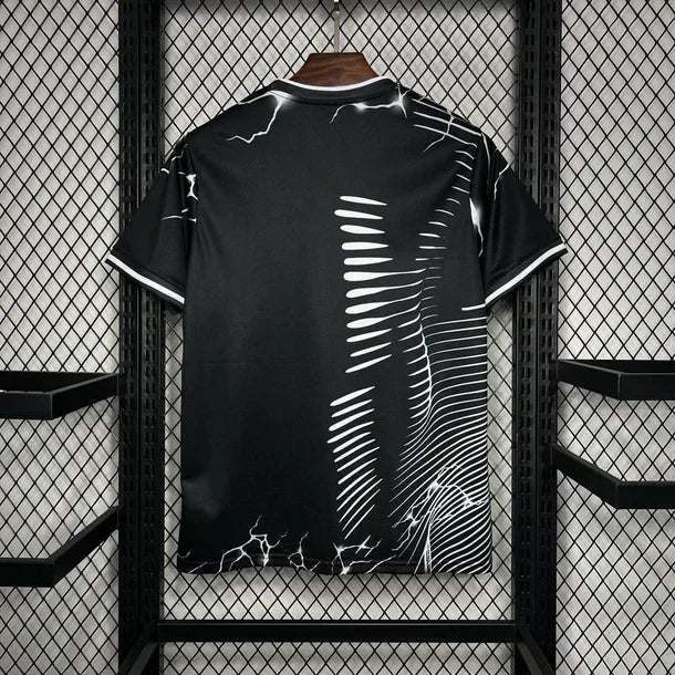 Real Madrid Black & Grey Panther Jersey 2024/25