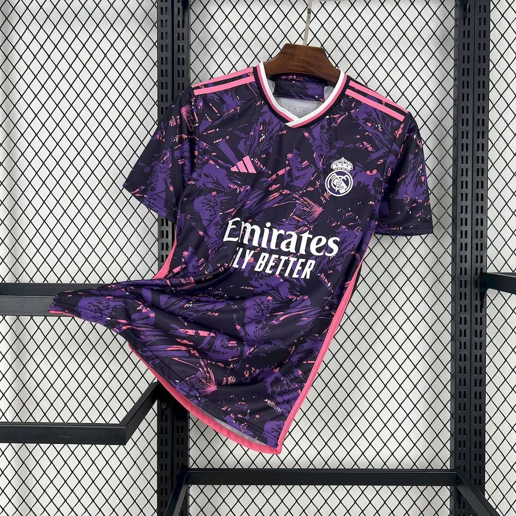 Real Madrid Concept Football Jersey Pink 2024-2025