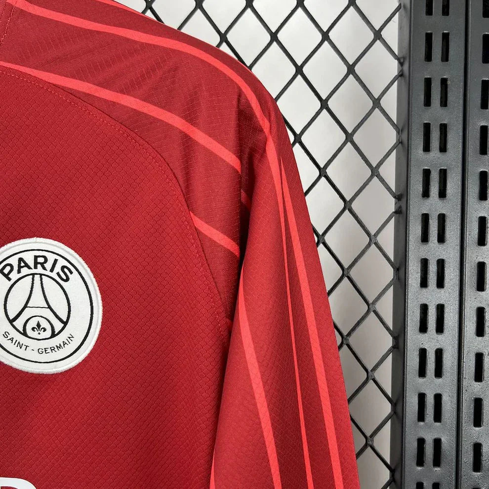 PSG Langarm-Trikot Rot